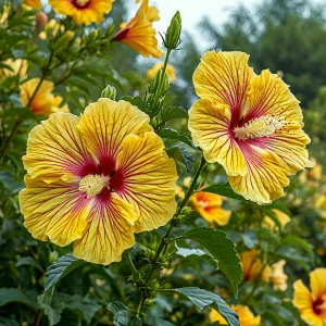 Гибискус Свит Соната купить по цене от 249р. в интернет-магазине «Посадика» с доставкой почтой в в Ковдоре и по всей России – [изображение №1].