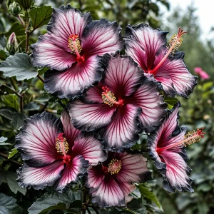 Гибискус садовый Самер Бридж купить по цене от 306р. в интернет-магазине «Посадика» с доставкой почтой в в Ковдоре и по всей России – [изображение №1].